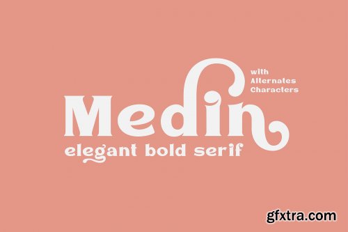 Medin - Elegant serif font