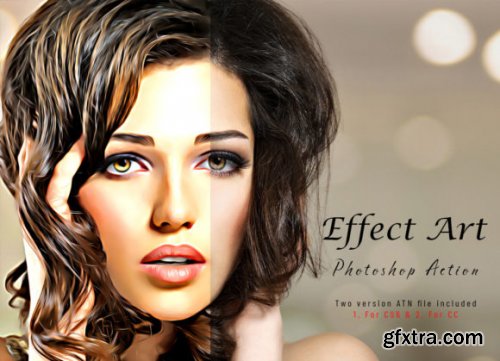 CreativeMarket - Effect Art Photoshop Action