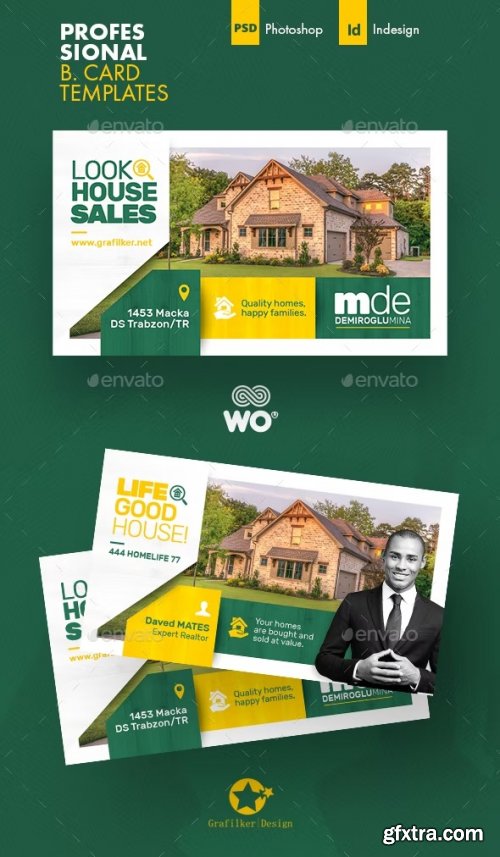 GraphicRiver - Real Estate Business Card Templates 37317677