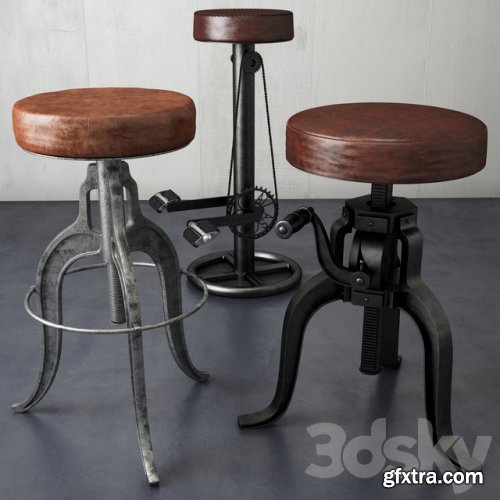 A collection of stools from loftdesigne