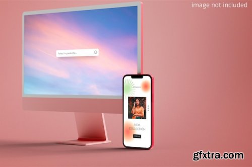 Responsive devices screen mockup