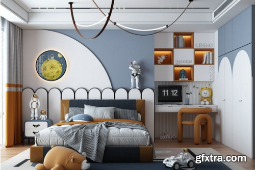 Children Room Interior 06 by Huy Hieu Lee