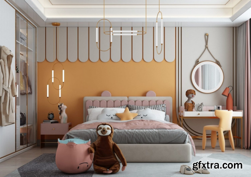 Children Room Interior 07 by Huy Hieu Lee