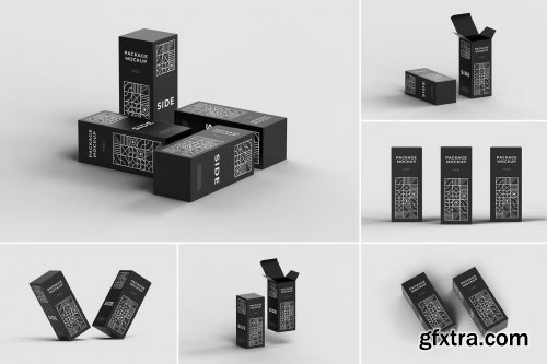 Creative Product Dark Box Mockups