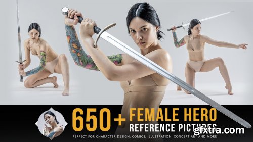 Artstation - Grafit studio - 650+ Female Hero Reference Pictures