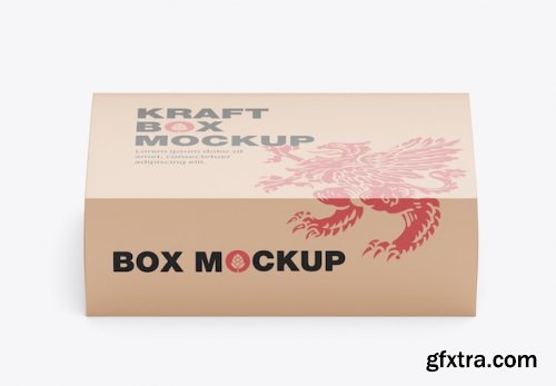 Kraft box mockup