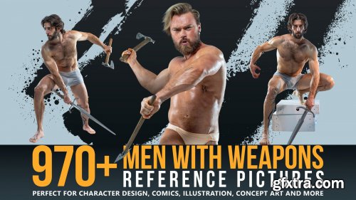 Artstation - Grafit studio - 970+ Men With Weapons Reference Pictures