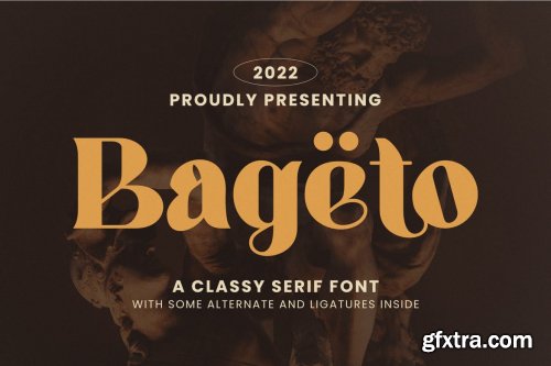Serif Font - Bageto