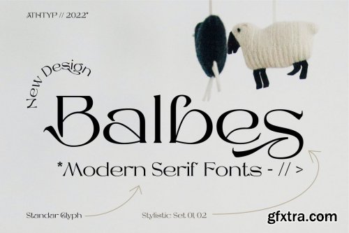 Balbes - Modern Serif Font