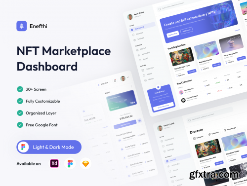 Enefthi - NFT Marketplace Dashboard