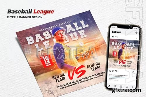 Baseball League Social Media Promotion SBP28W5