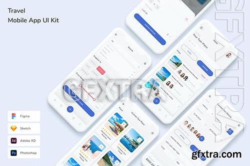 Travel Mobile App UI Kit 3ZDFC8X