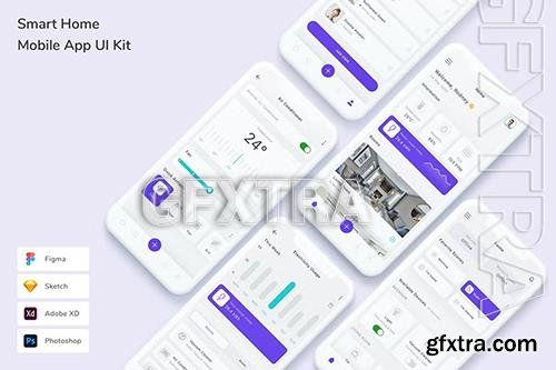 Smart Home Mobile App UI Kit LS3WG5L