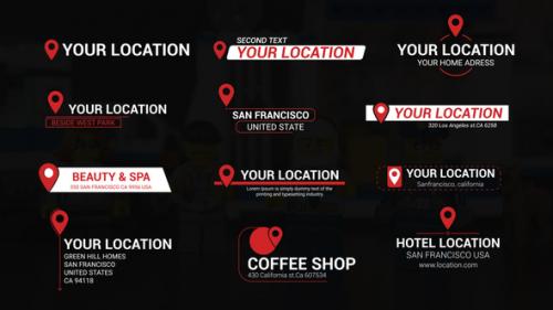 Videohive - Location Titles - 38029304