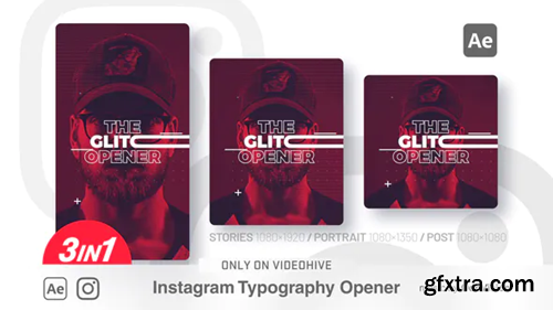 Videohive Instagram Typography Opener 35118689