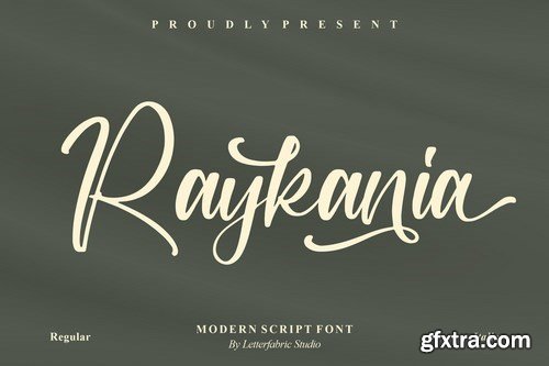 Raykania Modern Script Font