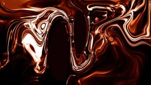 Videohive - Abstract Chocolate Color Oily Background Motion Video - 38118241