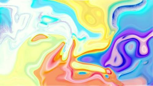 Videohive - Colorful Abstract Marble Texture Liquid Animated Background Animation Video - 38118251