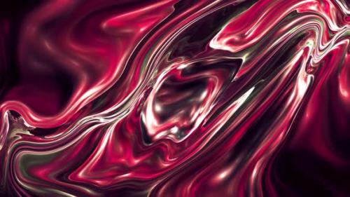 Videohive - Red Colorful Oily Liquid Dynamic Smoothly Graphics Motion Video - 38118279