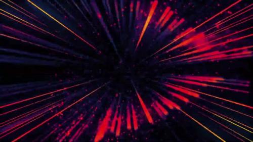 Videohive - Colorful futuristic Lines Lights Animation - 38060580
