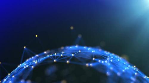 Videohive - Abstract Digital Network World Animation - 38060814