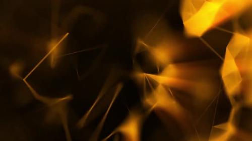Videohive - Abstract Golden Lines Animation - 38060823