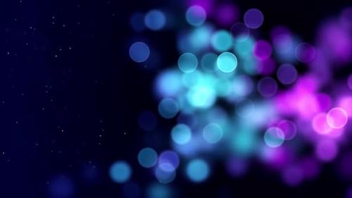 Videohive - Purple Blue Stars Motion Graphics Background Animation 02 - 38060830