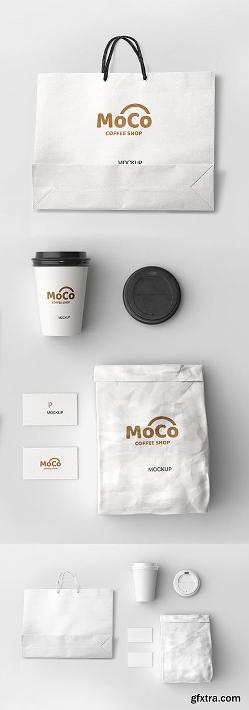 Coffee Shop Branding PSD Mockup Template