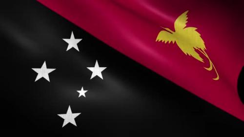 Videohive - Papua New Guinea Flag - 38043304