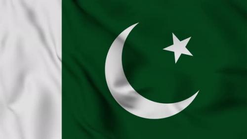 Videohive - Pakistan flag seamless waving animation - 38115720