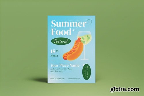 Summer Food Festival Flyer S93MCC4