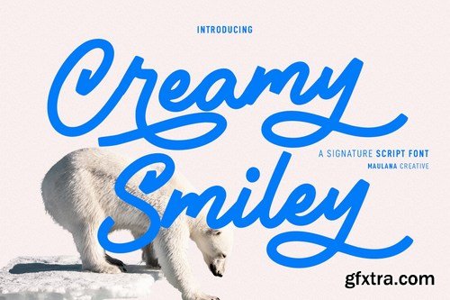 Creamy Smiley Script Font