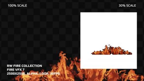 Videohive - Rw Vfx - Fire 7 - In Out Animation, 2500x2500, Alpha - 38116867
