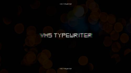 Videohive - VHS Typewriter - 38212056