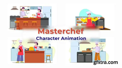Videohive Masterchef Cooking Animation Scene 02 38195191