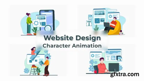 Videohive Website Design Explaner Animation Scene 38210629