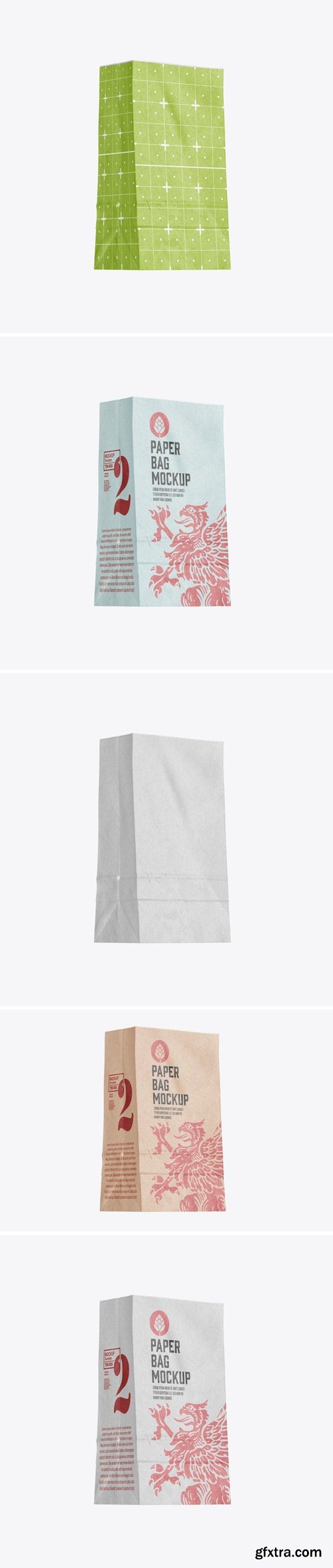 Paper Bag for Food Mockup 7V8NCYX