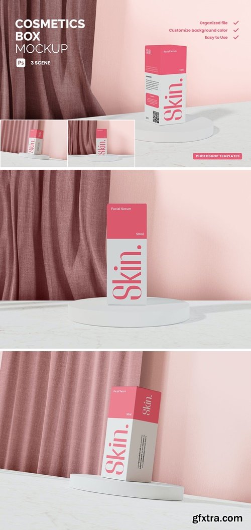 Cosmetics Box SkinCare Product TSU5NBD