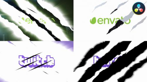 Videohive - Claws Logo for DaVinci Resolve - 37797676
