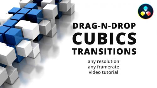 Videohive - Cubics Transitions for DaVinci Resolve - 37900284