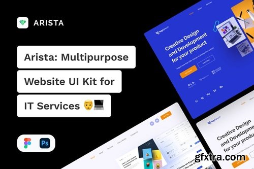 Arista - Multipurpose Web UI Kit for IT Services JQZLXTM