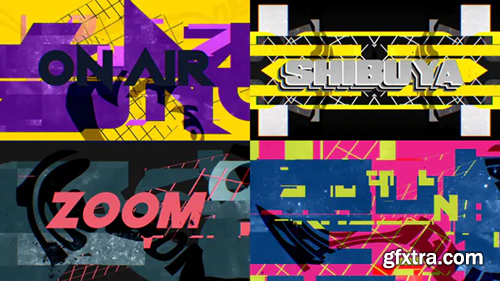 Videohive Early 90s Music TV Title Opener (8 Pack) 25509467