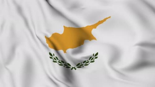 Videohive - Cyprus flag seamless closeup waving animation - 38172708