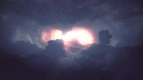 Videohive - Fantasy Sky Background. fantastic cloud - 38188864