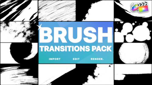 Videohive - Brush Transitions | FCPX - 38231527
