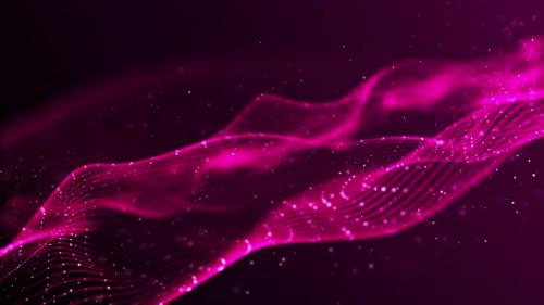 Videohive - 4K Abstract wave soft background(loopable) Selective focus and camera motion - 38262008