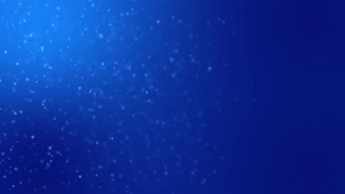 Videohive - Clean Blue Cool Glittery Particle Motion Background Loop - 38288668