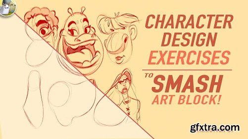 Character Design Exercises to SMASH Art Block!