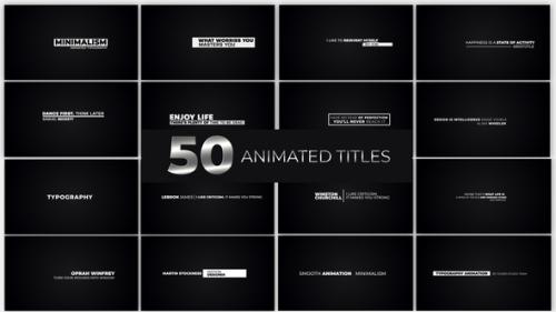 Videohive - Animated Titles - 38318253