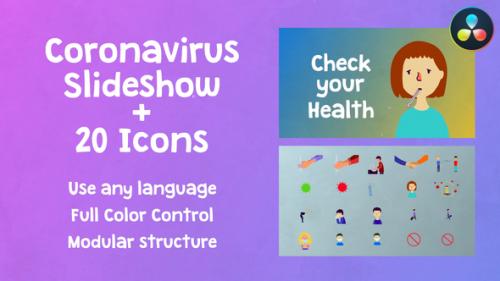 Videohive - Coronavirus Slideshow | DaVinci Resolve - 38317081